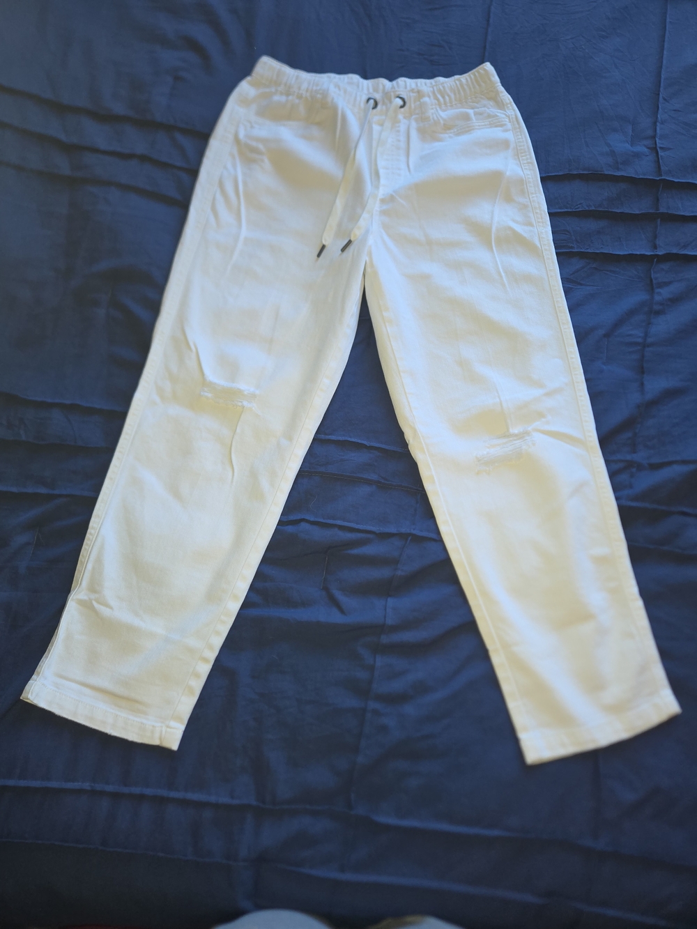 Aerie Women's White Drawstring Pants